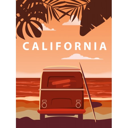 Art Poster Print - California